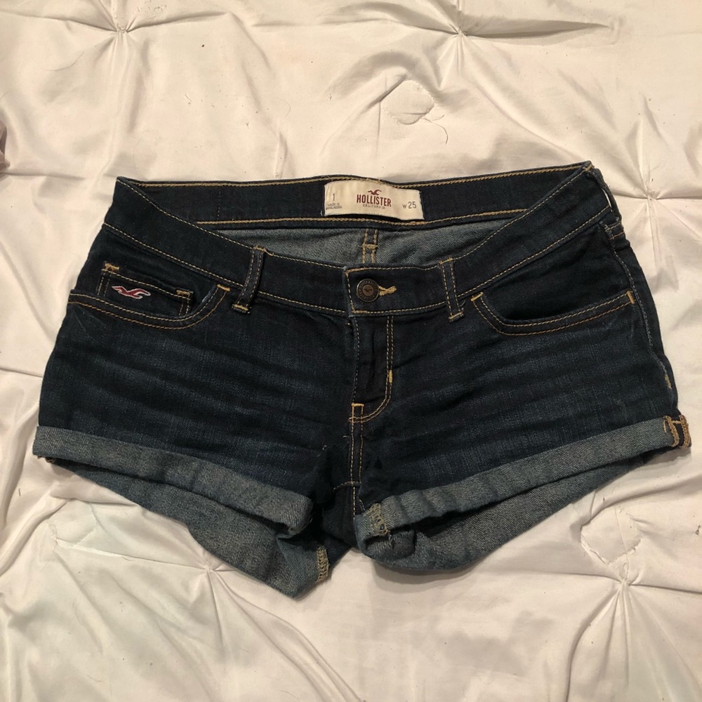 Denim Hollister shorts